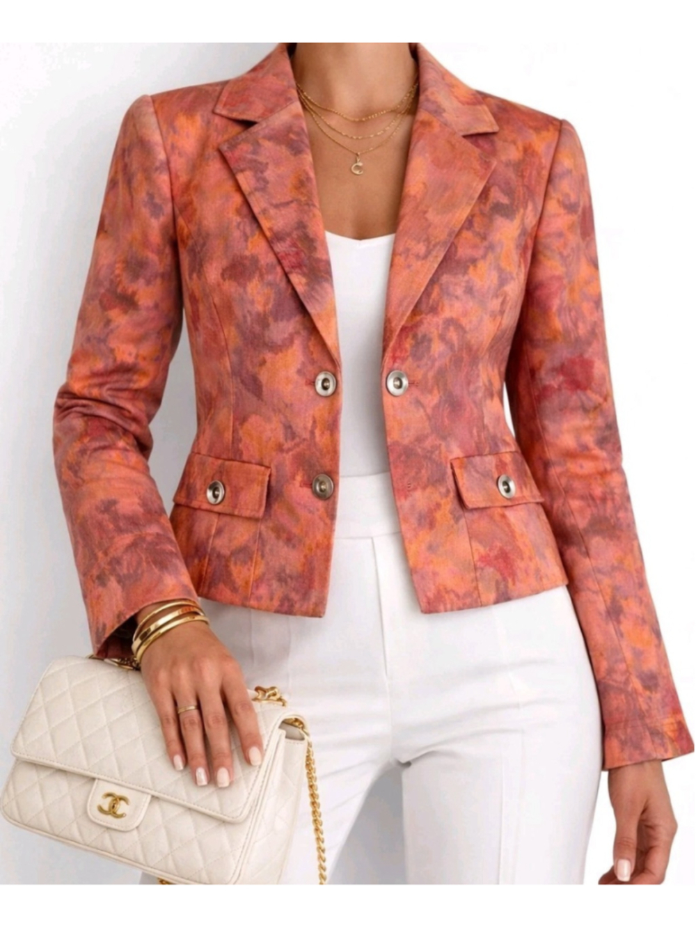 Carlisle Collection Women's 6 Luxury Old Money Preppy Academia Blazer $625 NWT